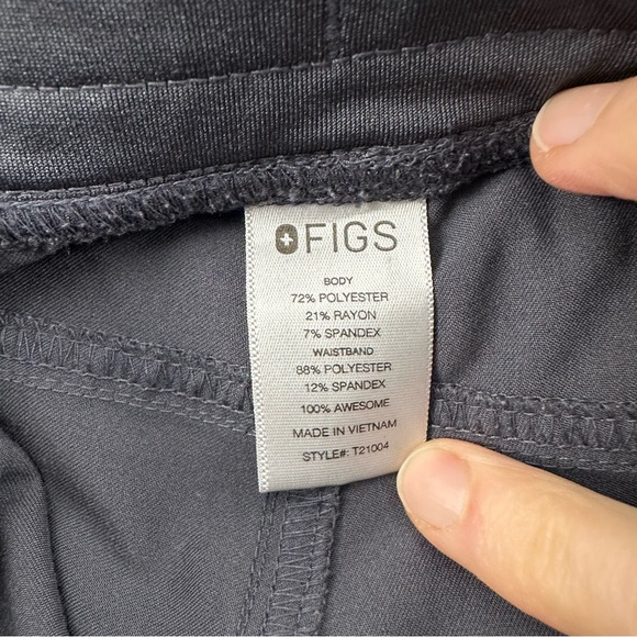 Figs Kade Cargo Scrub Pants Dark Gray Women's Size Large - Picture 7 of 10